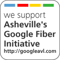 image: we support Google fiber for Asheville